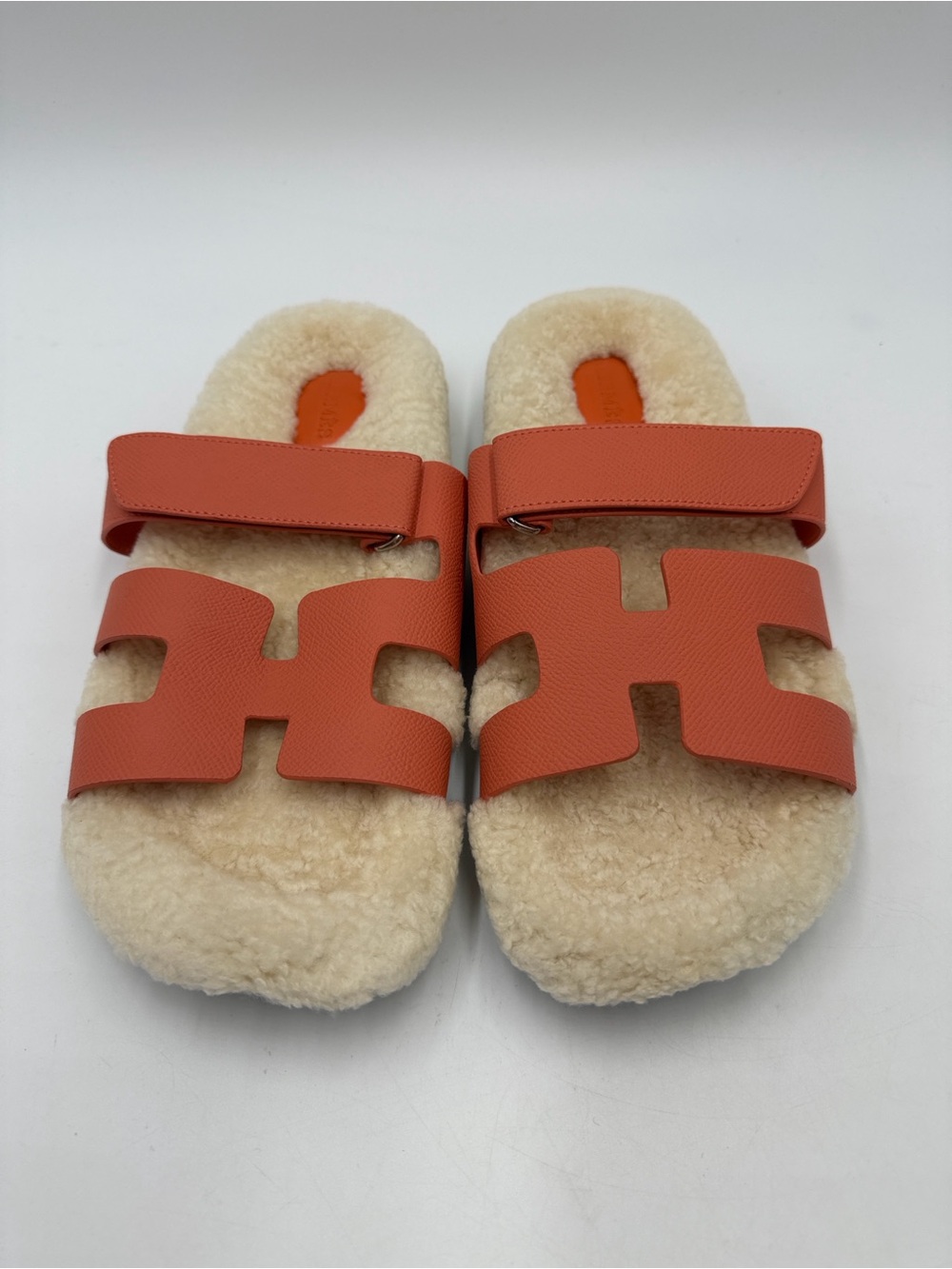 Chypre Orange Slide Sandals